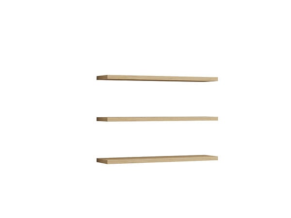 HABITAT ET JARDIN - Étagère murale en bois "Boss" - 60 x 1 x 14 cm - Saphir - large