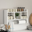 HABITAT ET JARDIN - Étagère murale en bois "Asya" - 63 x 14 x 35 cm - Blanc - vignette