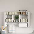 HABITAT ET JARDIN - Étagère murale en bois "Asya" - 63 x 14 x 35 cm - Blanc - vignette