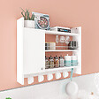 HABITAT ET JARDIN - Etagère de cuisine en bois "Knerr" - 85 x 13 x 65 cm - Blanc - vignette