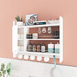 HABITAT ET JARDIN - Etagère de cuisine en bois "Knerr" - 85 x 13 x 65 cm - Blanc - vignette