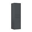HABITAT ET JARDIN - Armoire de Salle de Bain "Nuvola 40 v3" - 40 x 32 x 138 cm - Anthracite - vignette
