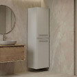 HABITAT ET JARDIN - Armoire de Salle de Bain "Nuvola 40 v3" - 40 x 32 x 138 cm - Cashmere - vignette