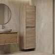 HABITAT ET JARDIN - Armoire de Salle de Bain "Side 40" - 40 x 27 x 138 cm - Oak - vignette