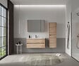 HABITAT ET JARDIN - Armoire de Salle de Bain "Side 40" - 40 x 27 x 138 cm - Oak - vignette