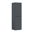 HABITAT ET JARDIN - Armoire de Salle de Bain "Nest 40 v2" - 40 x 32 x 138 cm - Matte Anthracite - vignette