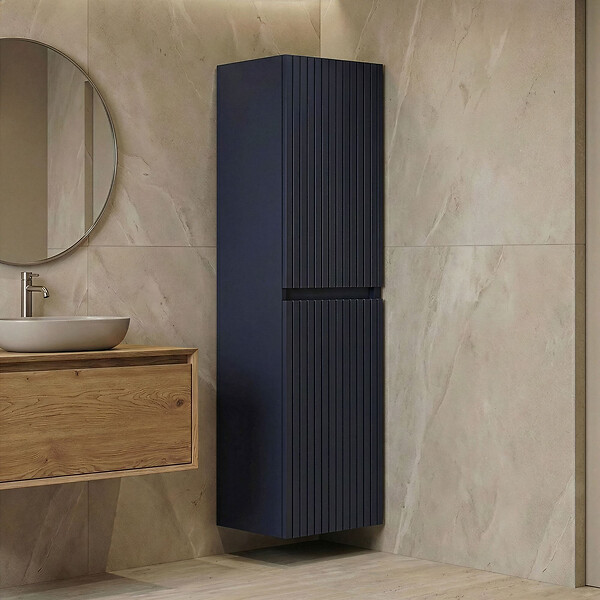 HABITAT ET JARDIN - Armoire de Salle de Bain "Tivoli 40" -  cm - Matte Navy Blue - large