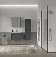 HABITAT ET JARDIN - Armoire de Salle de Bain "Side 40" - 40 x 27 x 138 cm - Matte Anthracite - vignette