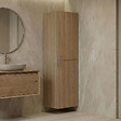 HABITAT ET JARDIN - Armoire de Salle de Bain "Purus Desna 40" - 40 x 32 x 138 cm - Sonomo Oak - vignette