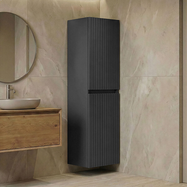 HABITAT ET JARDIN - Armoire de Salle de Bain "Tivoli 40" -  cm - Matte Anthracite - large