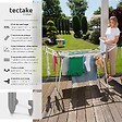 TECTAKE - Séchoir à linge LIFE pliable de 1,8 m blanc - vignette