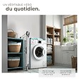 TECTAKE - Séchoir à linge LIFE pliable de 1,8 m blanc - vignette