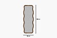 HABITAT ET JARDIN - Miroir en bois "Aror" - 50 x 160 cm - Marron - vignette