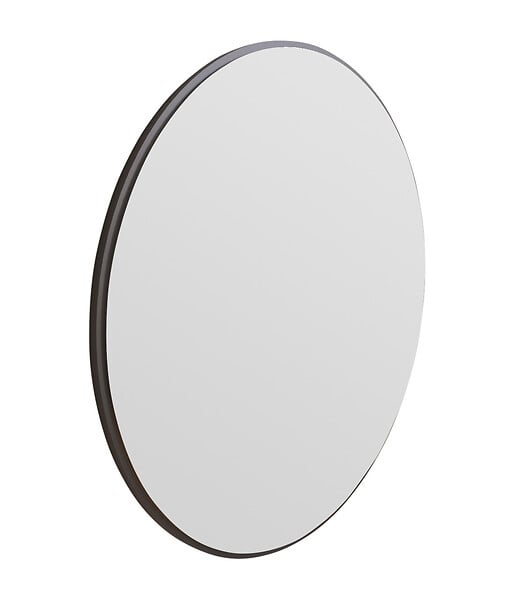 HABITAT ET JARDIN - Miroir en bois "Ozze" - 60 x 60 cm - Noir - large