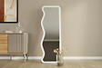 HABITAT ET JARDIN - Miroir en bois "Asel" - 50 x 160 cm - Blanc - vignette