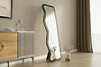 HABITAT ET JARDIN - Miroir en bois "Asel" - 50 x 160 cm - Noir - vignette