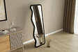 HABITAT ET JARDIN - Miroir en bois "Asel" - 50 x 160 cm - Noir - vignette