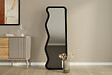 HABITAT ET JARDIN - Miroir en bois "Asel" - 50 x 160 cm - Noir - vignette