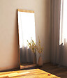 HABITAT ET JARDIN - Miroir en bois "Azus" - 40 x 120 cm - Marron - vignette