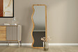 HABITAT ET JARDIN - Miroir en bois "Asel" - 50 x 160 cm - Beige - vignette
