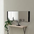 HABITAT ET JARDIN - Miroir en bois "Azus" - 40 x 120 cm - Noir - vignette