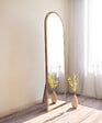 HABITAT ET JARDIN - Miroir en bois "Emma" - 50 x 160 cm - Marron - vignette