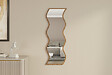 HABITAT ET JARDIN - Miroir en bois "Safi" 40 x 2,2 x 120 cm - Blanc - vignette
