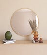 HABITAT ET JARDIN - Miroir en bois "Ozze" - 60 x 60 cm - Beige - vignette