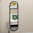 HABITAT ET JARDIN - Miroir en bois "Magnum" - 40 x 120 cm - Noir - vignette