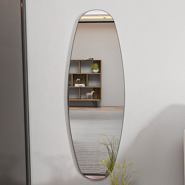 HABITAT ET JARDIN - Miroir cheval en bois "Venti" - 40 x 120 cm - Transparent - large