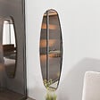 HABITAT ET JARDIN - Miroir cheval en bois "Venti" - 40 x 120 cm - Transparent - vignette