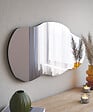HABITAT ET JARDIN - Miroir en bois "Baby" - 40 x 72 cm - Noir - vignette