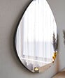HABITAT ET JARDIN - Miroir en bois "Besso" - 60 x 60 cm - Noir - vignette