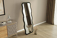HABITAT ET JARDIN - Miroir en bois "Aror" 50 x 2,2 x 160 cm - Noir - vignette
