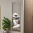 HABITAT ET JARDIN - Miroir en bois "Buhem" - 40 x 120 cm - Blanc - vignette
