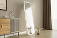 HABITAT ET JARDIN - Miroir en bois "Aror" - 50 x 160 cm - Blanc - vignette