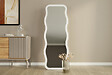 HABITAT ET JARDIN - Miroir en bois "Aror" - 50 x 160 cm - Blanc - vignette