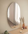 HABITAT ET JARDIN - Miroir en bois "Vanomi" - 52 x 89 cm - Noir - vignette