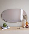 HABITAT ET JARDIN - Miroir en bois "Vanomi" - 52 x 89 cm - Noir - vignette