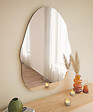 HABITAT ET JARDIN - Miroir en bois "Ohho" - 60 x 85 cm - Noir - vignette