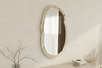 HABITAT ET JARDIN - Miroir en bois "Lossa" - 52 x 86 cm - Beige marbré - vignette