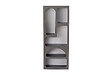HABITAT ET JARDIN - Bibliothèque en bois "Venüs" - 60 x 32 x 150 cm - Anthracite - vignette