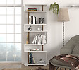 HABITAT ET JARDIN - Bibliothèque en bois "Blok" - 60 x 19 x 165 cm - Marron - vignette