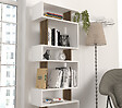 HABITAT ET JARDIN - Bibliothèque en bois "Blok" - 60 x 19 x 165 cm - Marron - vignette