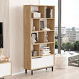 HABITAT ET JARDIN - Bibliothèque en bois "ON4-SW" - 84 x 30 x 176 cm - Blanc - vignette