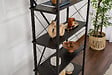 HABITAT ET JARDIN - Bibliothèque en bois "Elysian" - 90 x 33 x 180 cm - Bois NoirNoir - vignette