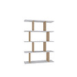 HABITAT ET JARDIN - Bibliothèque en bois "Harmon" - 90 x 25 x 127 cm - Blanc - vignette