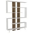 HABITAT ET JARDIN - Bibliothèque en bois "Rain" - 120 x 20 x 162 cm - Marron - vignette