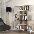 HABITAT ET JARDIN - Bibliothèque en bois "Rain" - 120 x 20 x 162 cm - Marron - vignette