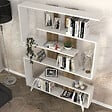 HABITAT ET JARDIN - Bibliothèque en bois "Rain" - 120 x 20 x 162 cm - Marron - vignette